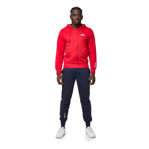 Tuta da uomo con Felpe con cappuccio e zip e pantalone non Felpeta Leone Basic