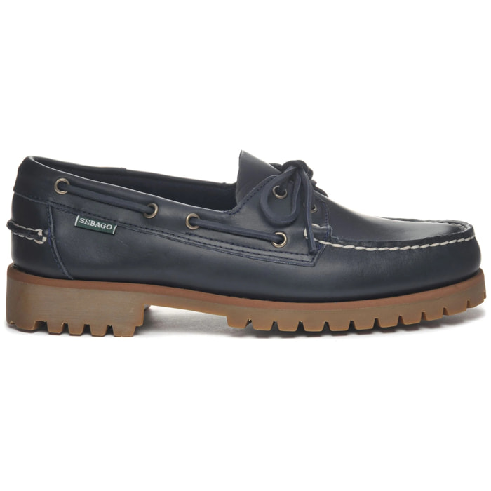 Sebago - Docksides Uomo Blu - Ranger Waxy