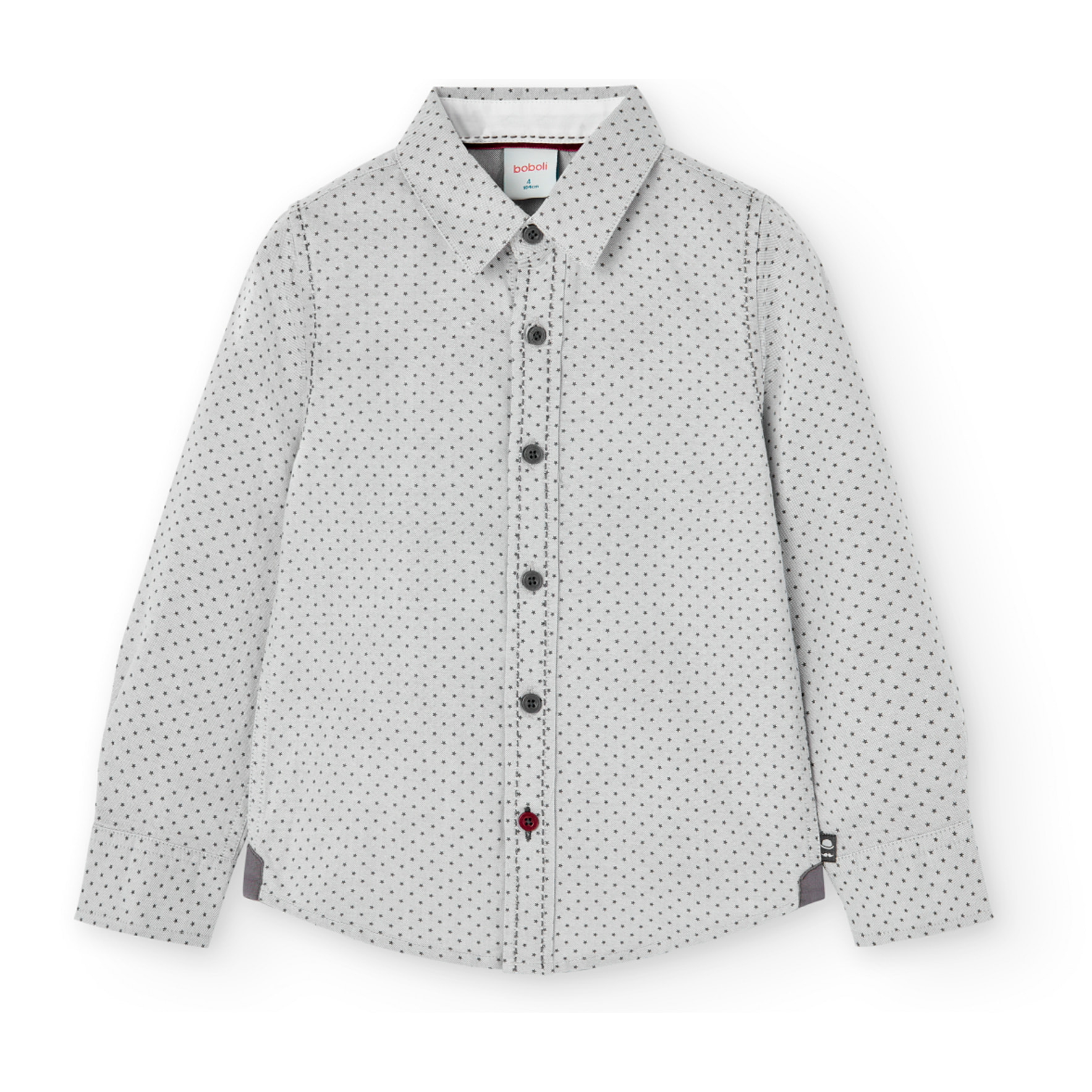 Camisa oxford manga larga de niño