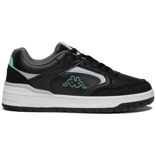 Kappa - Sneakers Uomo Donna Nero - Logo Manis 2.0