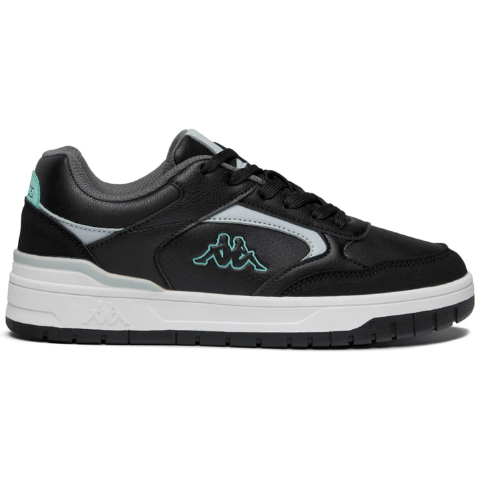 Kappa - Sneakers Uomo Donna Nero - Logo Manis 2.0