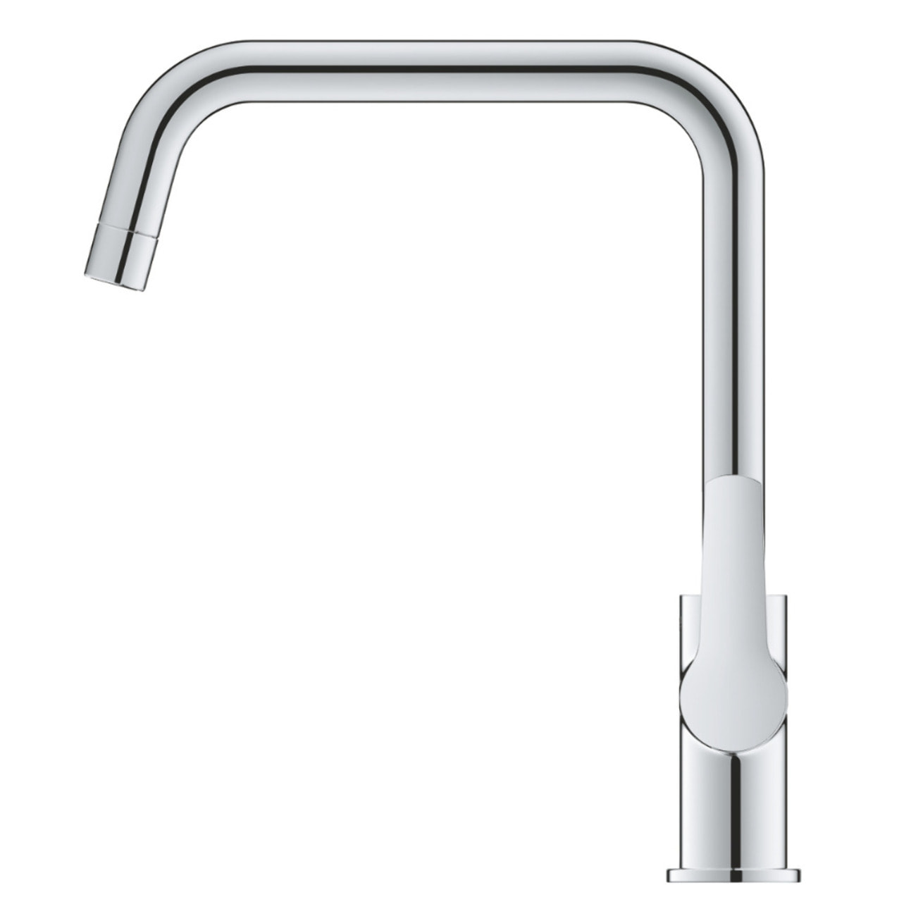76x44 cm évier avec égouttoir réversible en Granite, à encastrer, blanc + mitigeur lavabo/cuisine Grohe Start (SATSE3WG304)