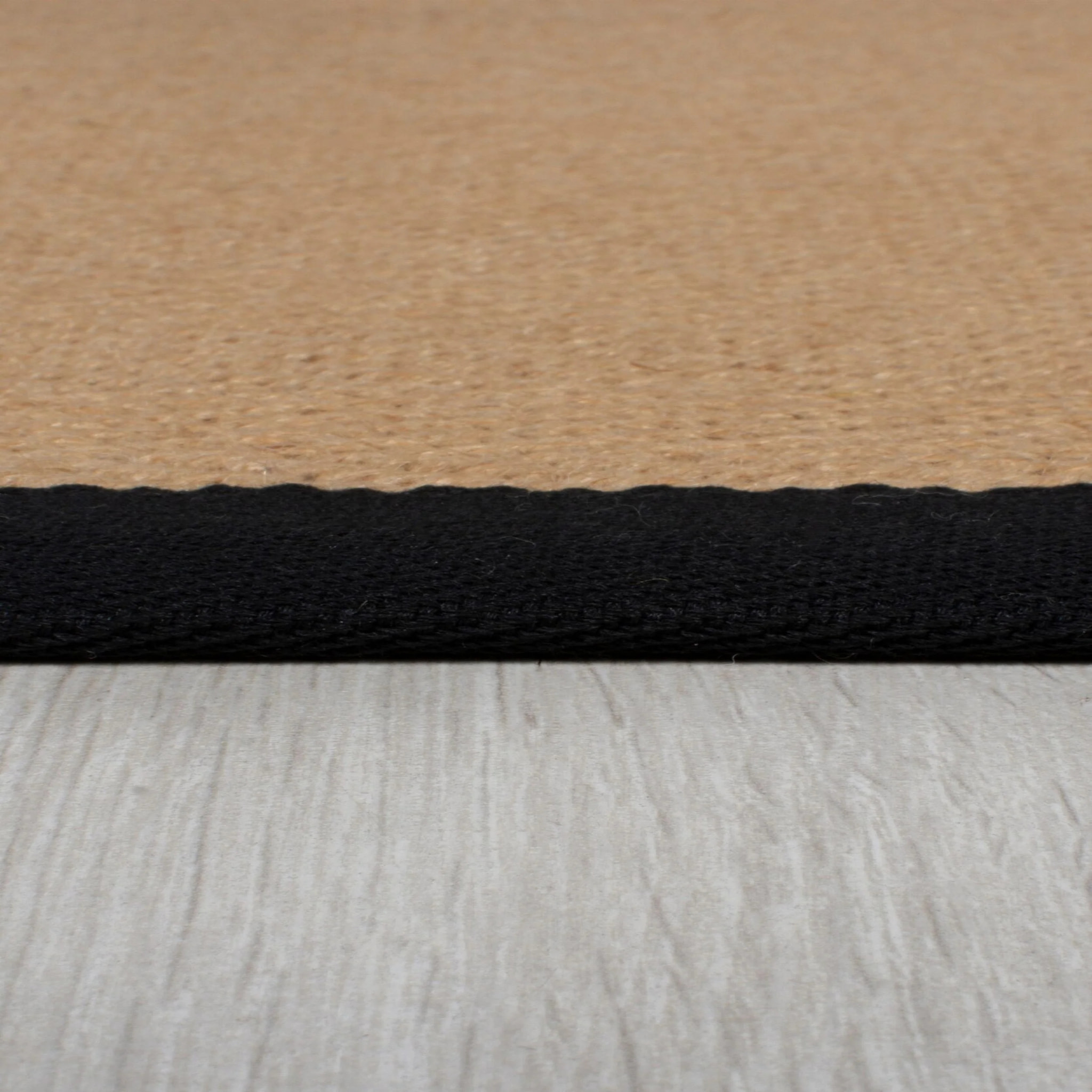 Tapis en jute antiderapant de couloir KIRA
