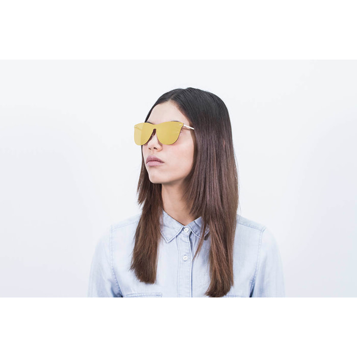 GAFAS DE SOL SUNPERS SAN FRANCISCO FLAT METAL de color Dorado
