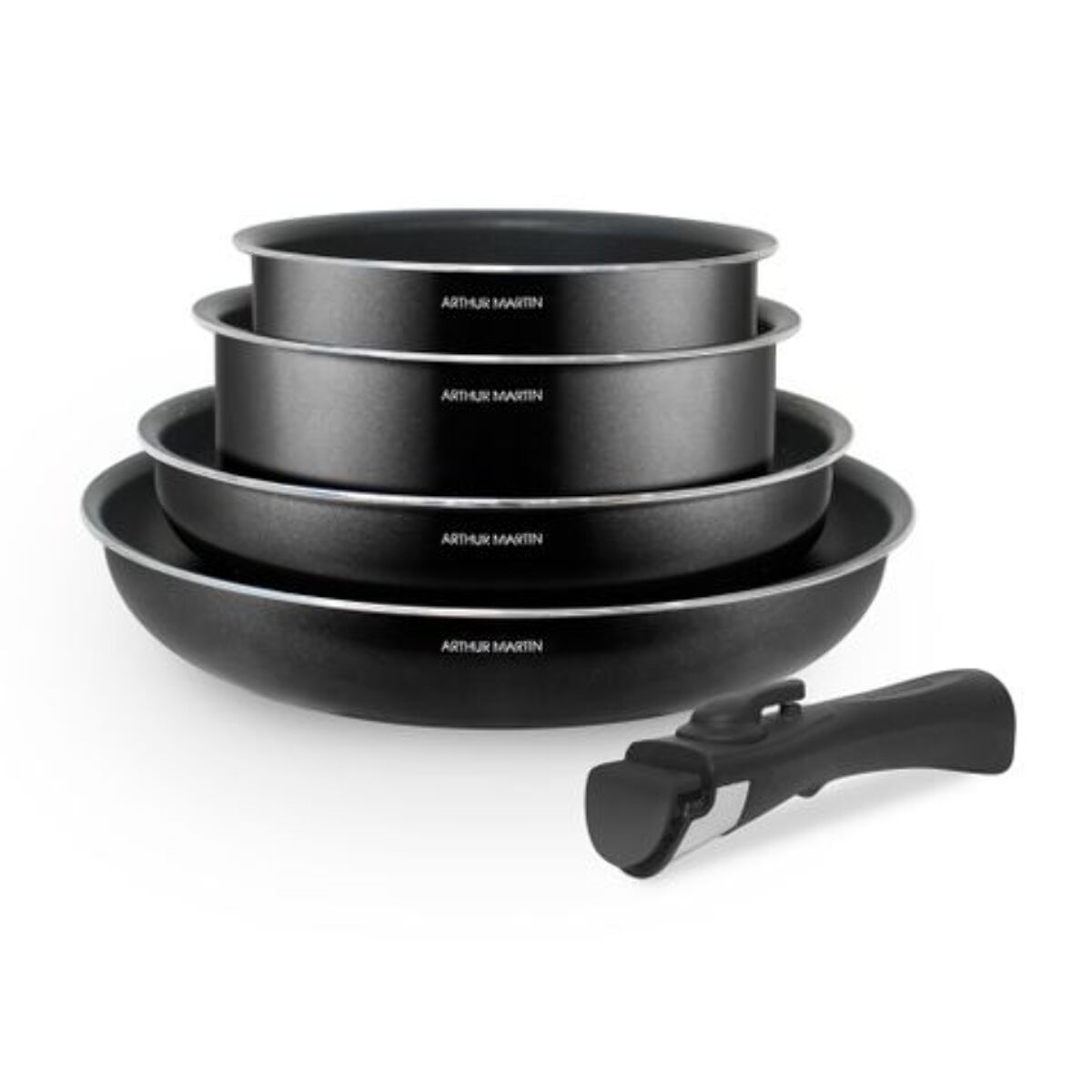 Batterie amovible 5 pièces Noire brillant