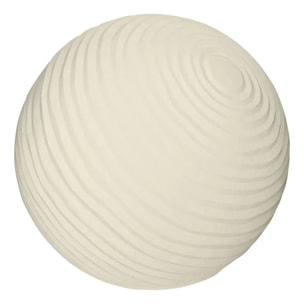 Objet déco d'extérieur Bili boule D42cm blanc