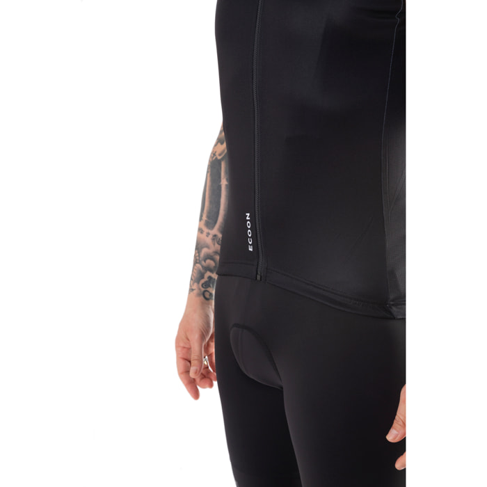 Maillot sin mangas ECOON modelo Alpe D´Huez en color Negro