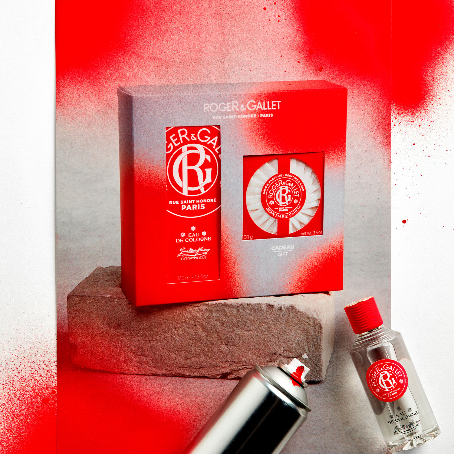 Jean-Marie Farina - Coffret Eau de Cologne 100ml et son savon 100g