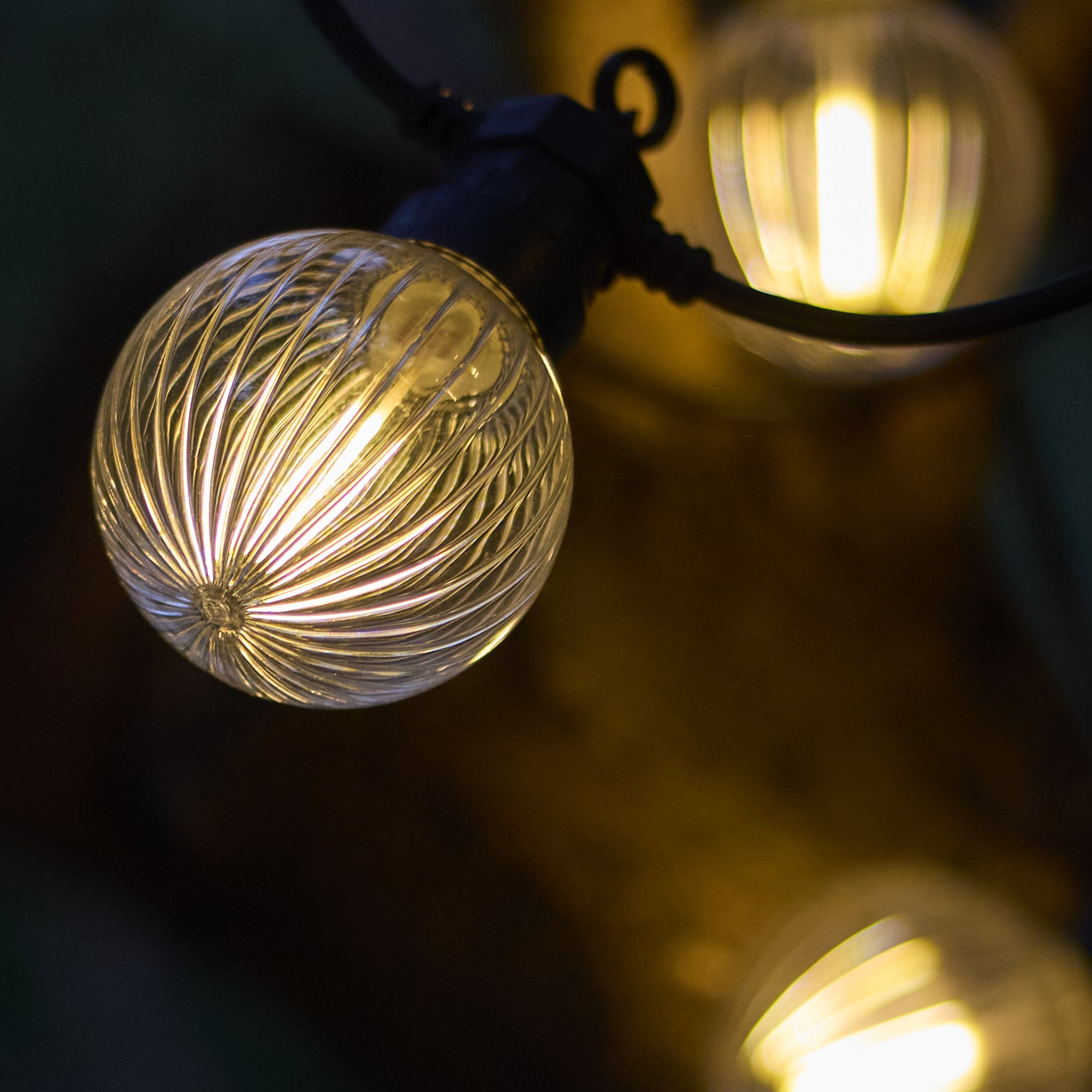 Guirlande solaire BAMBY 10 LED striés 8M