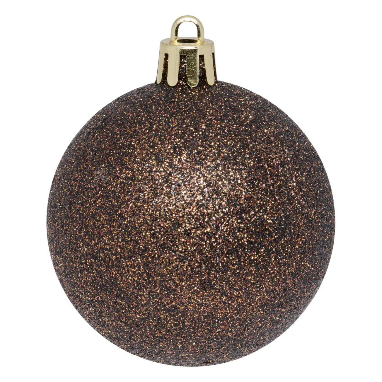 Lot de 25 boules D.6cm polystyrène recyclé bronze