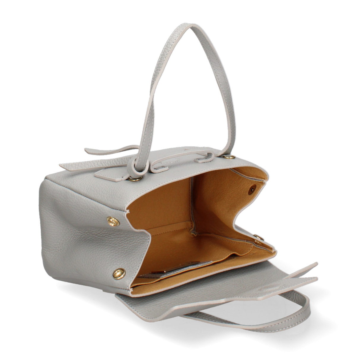 Borsa a mano da donna In Vera pelle Made in Italy 22x16x10 cm