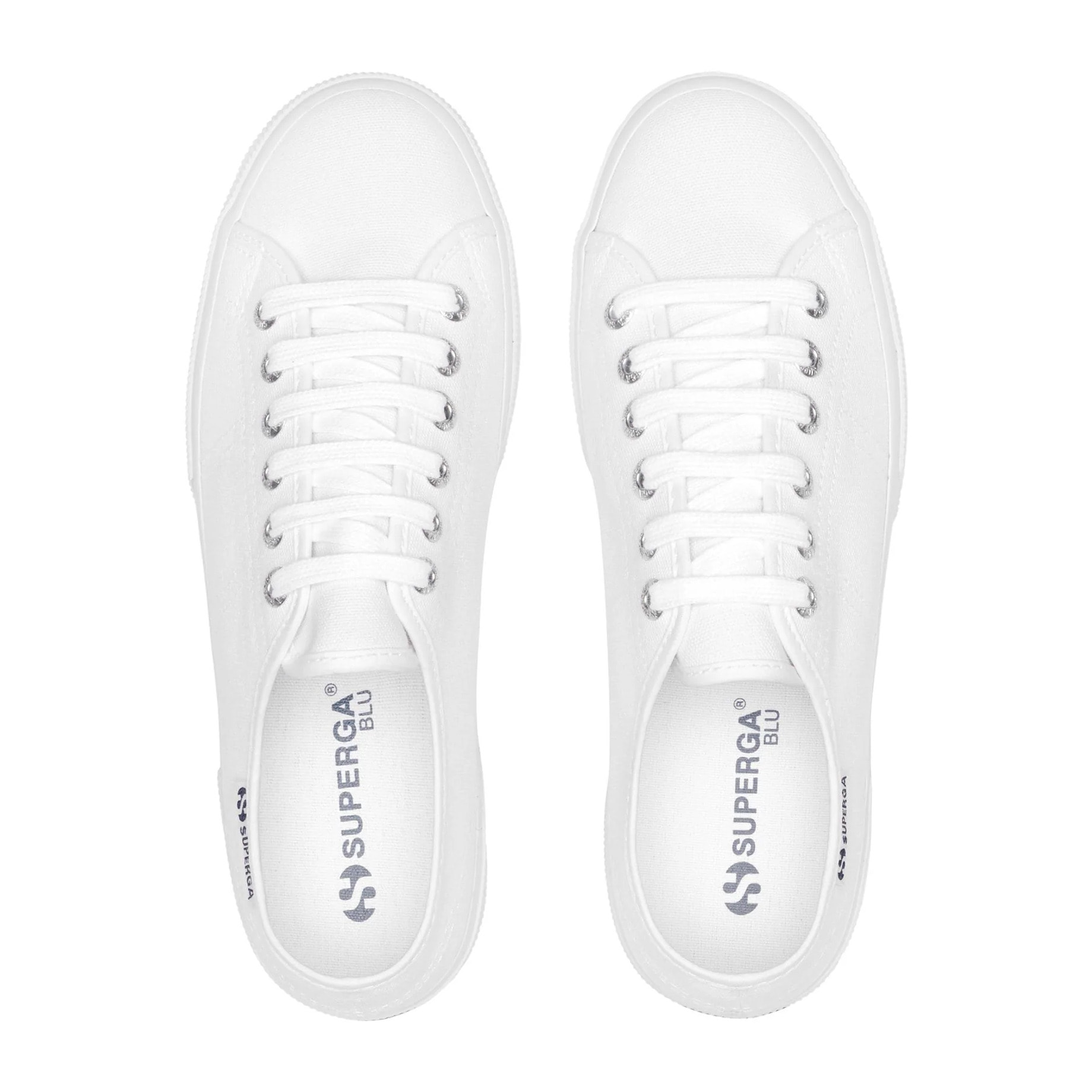 Superga - Zapatos de mujer Unisex Blanco - 3740 Platform Leggera
