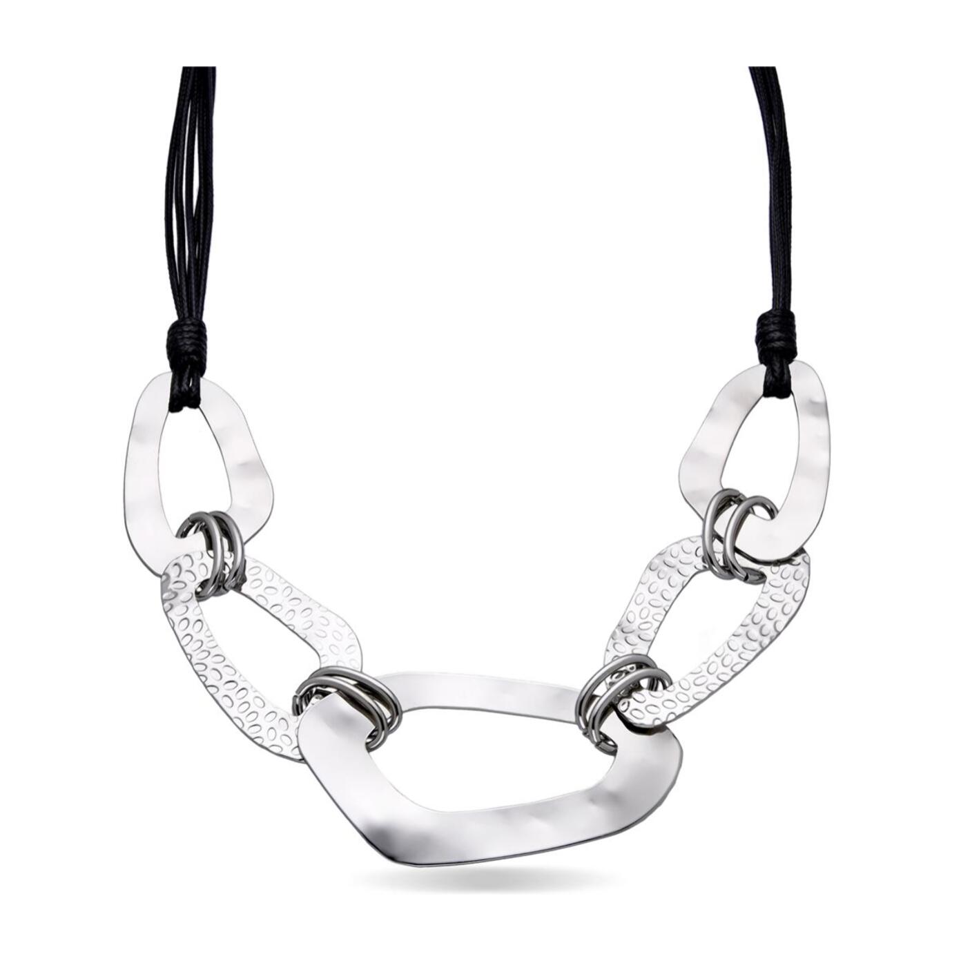 Collar Lux by Lux acabado en rodio