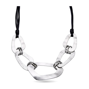 Collar Lux by Lux acabado en rodio