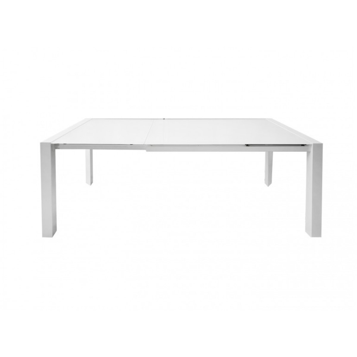 Table extensible 120/180 cm plateau verre - SUBTILE 2