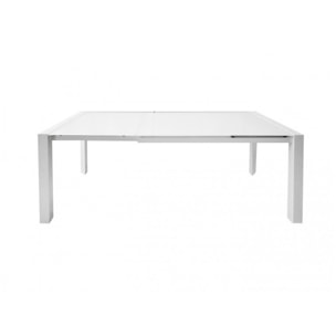 Table extensible 120/180 cm plateau verre - SUBTILE 2