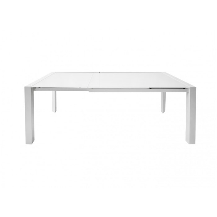 Table extensible 120/180 cm plateau verre - SUBTILE 2