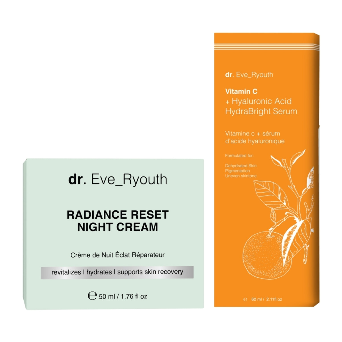 Crema de noche Radiance Reset + Sérum Hydrabright