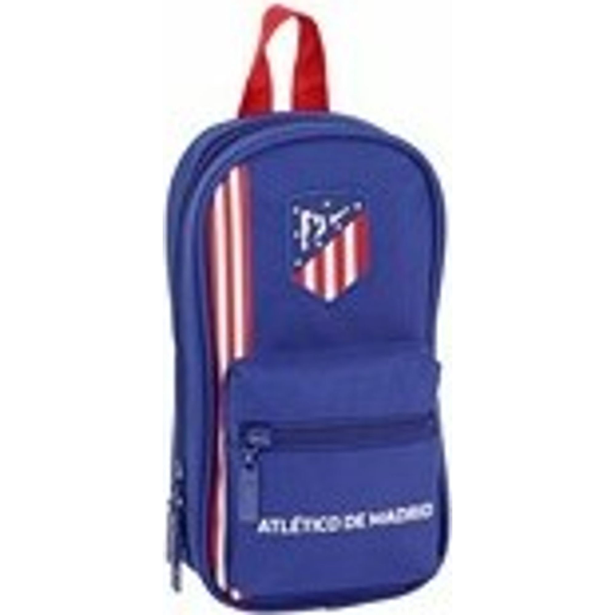 Plumier mochila c/4 port. vacio atco. de madrid "in blue"