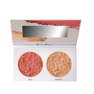 Be In Flowers - Palette Duo Blush + Highlighter 5 g