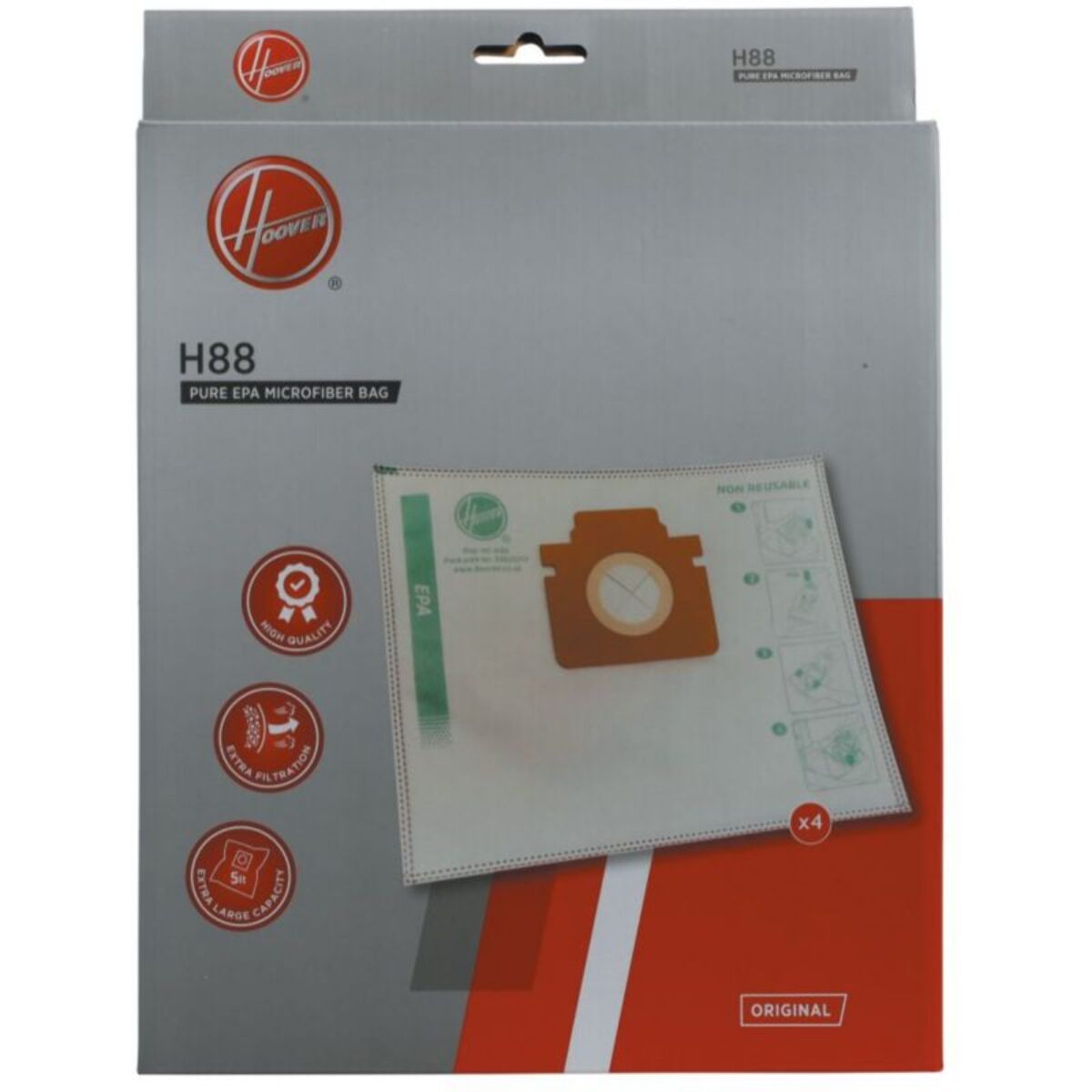 Sac aspirateur HOOVER Microfibres H-Energy 500-H88
