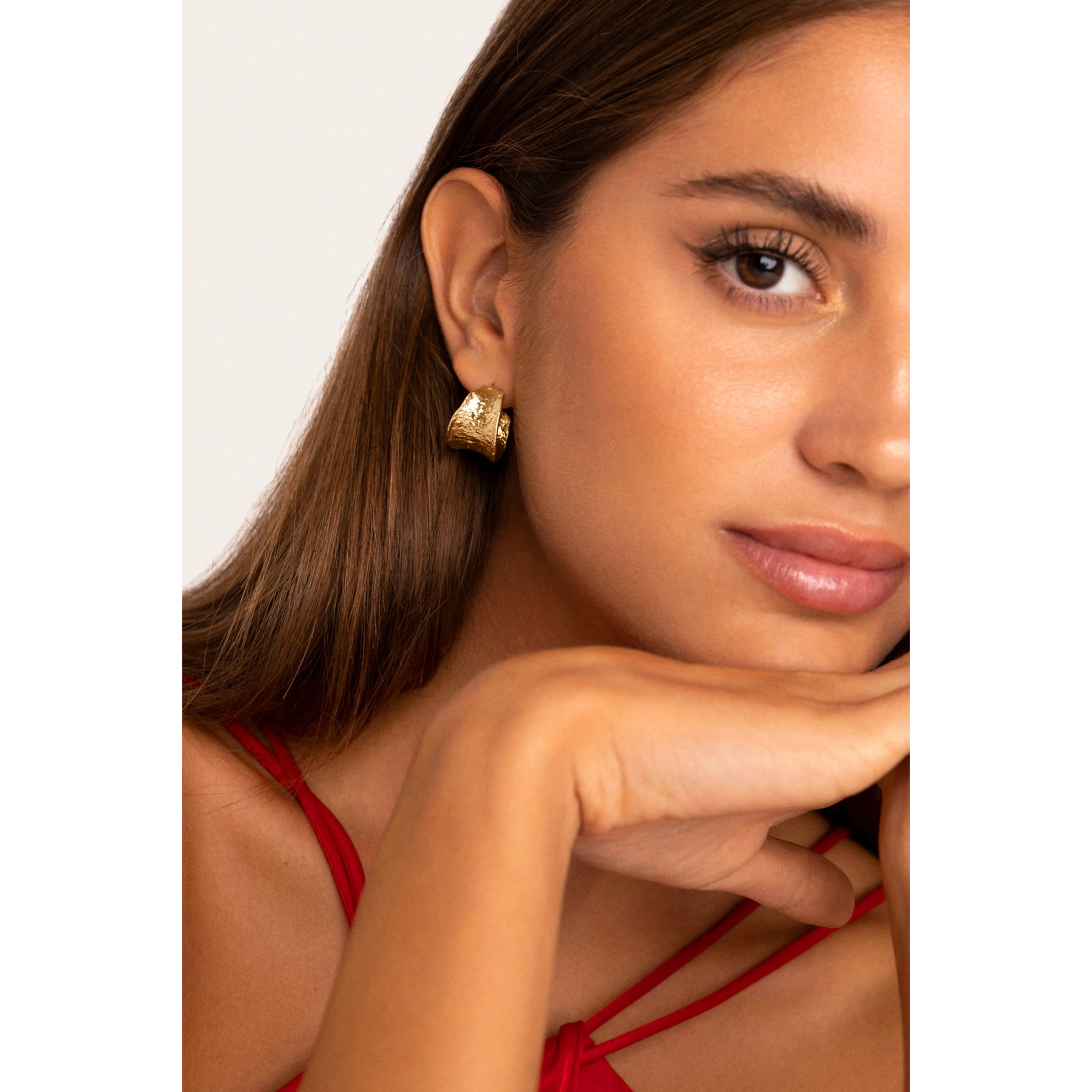 Orecchino Boho Placcato Oro