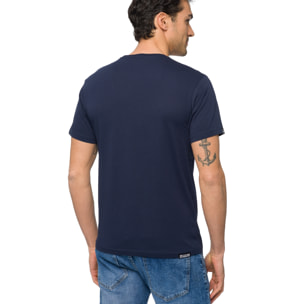 Camiseta Hot Buttered BARRELL Azul marino