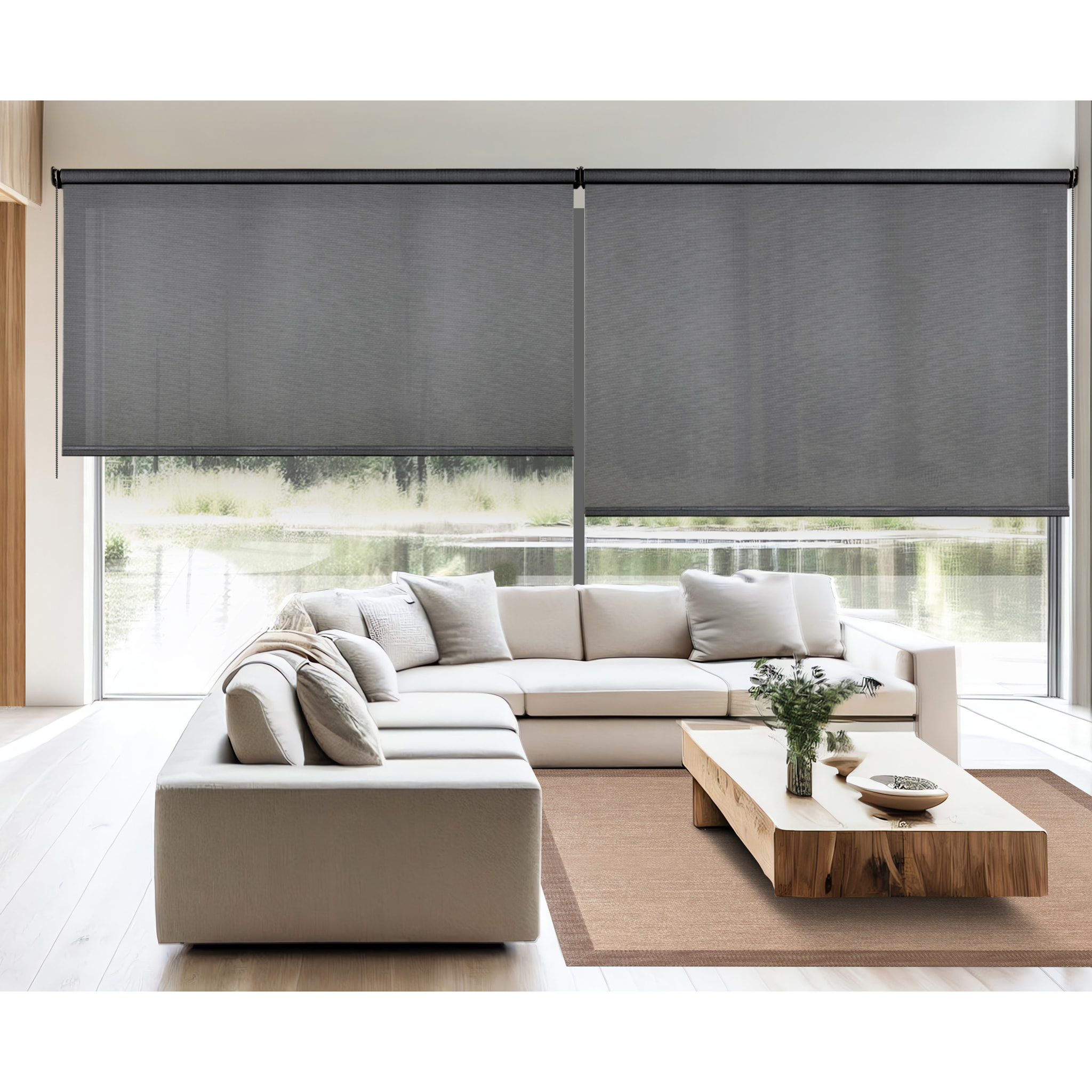 Enrollable XXL SCREEN PRO Solar Grafito