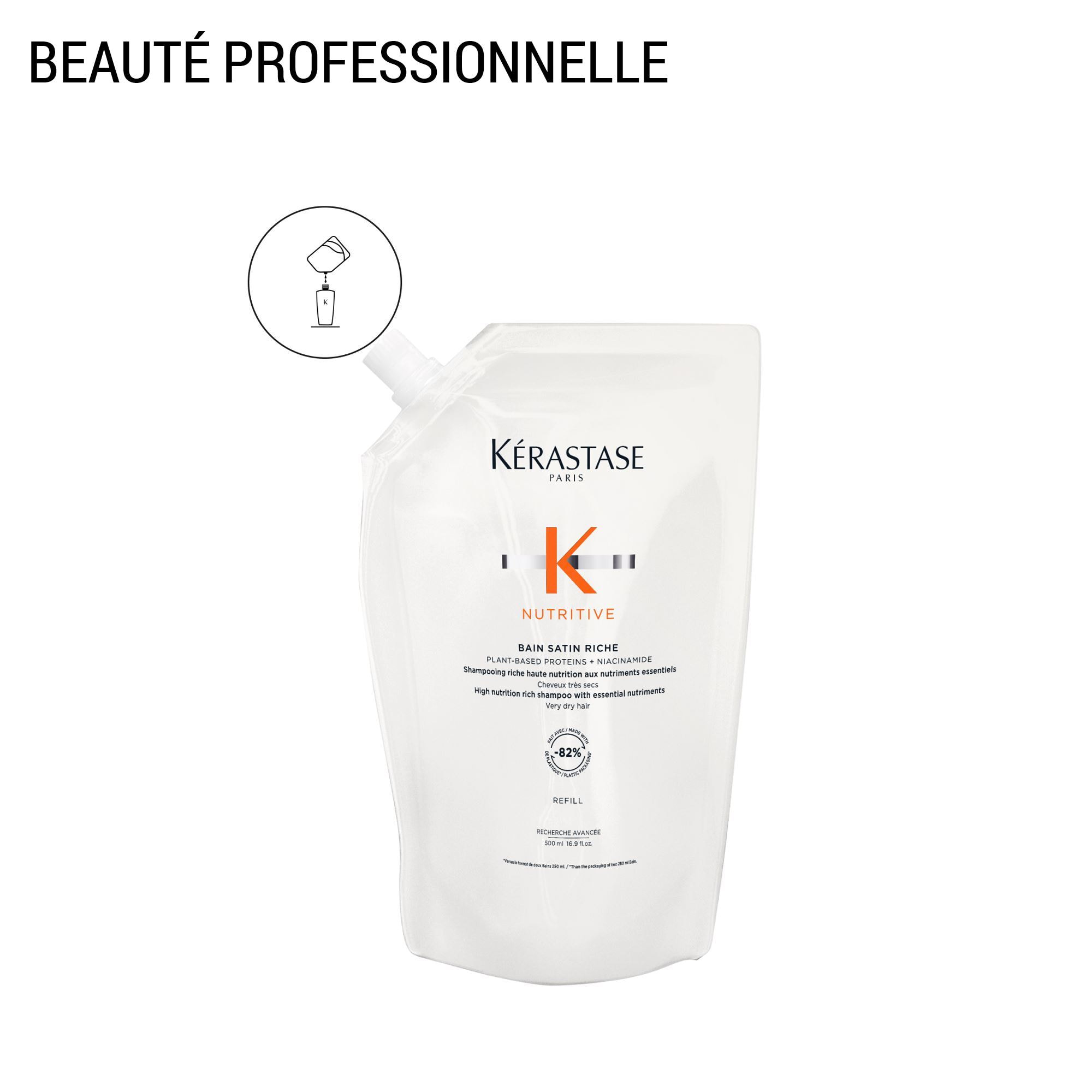 Kérastase Nutritive Bain Satin Riche - Recharge Shampoing riche haute nutrition - cheveux très secs moyens à épais