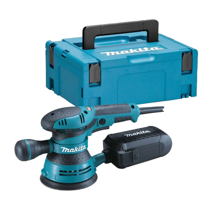 Ponceuse excentrique 300W Ø125 MM - MAKITA - avec 1 Abrasif - MakPac - BO5041J