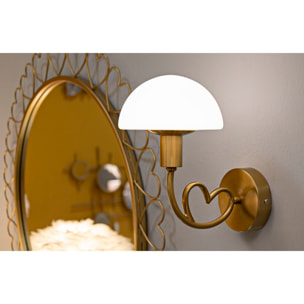 LAMPADA DA MURO LOVY GOLD CM 23X15X22