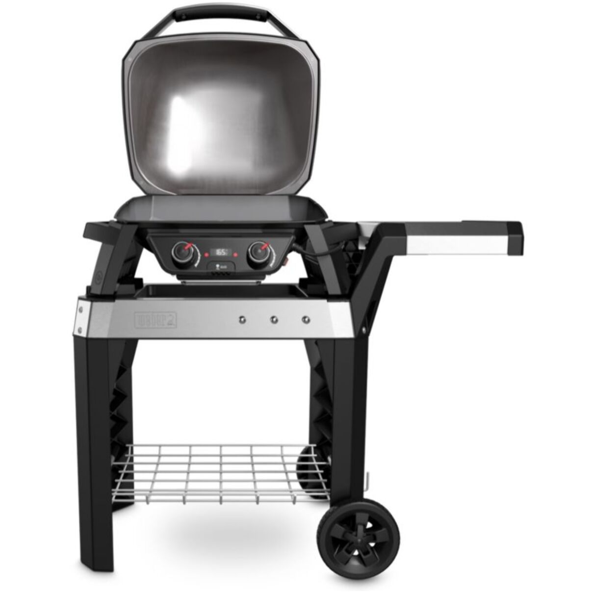 Barbecue électrique WEBER Pulse  2000 black sur chariot, 49 x39 cm