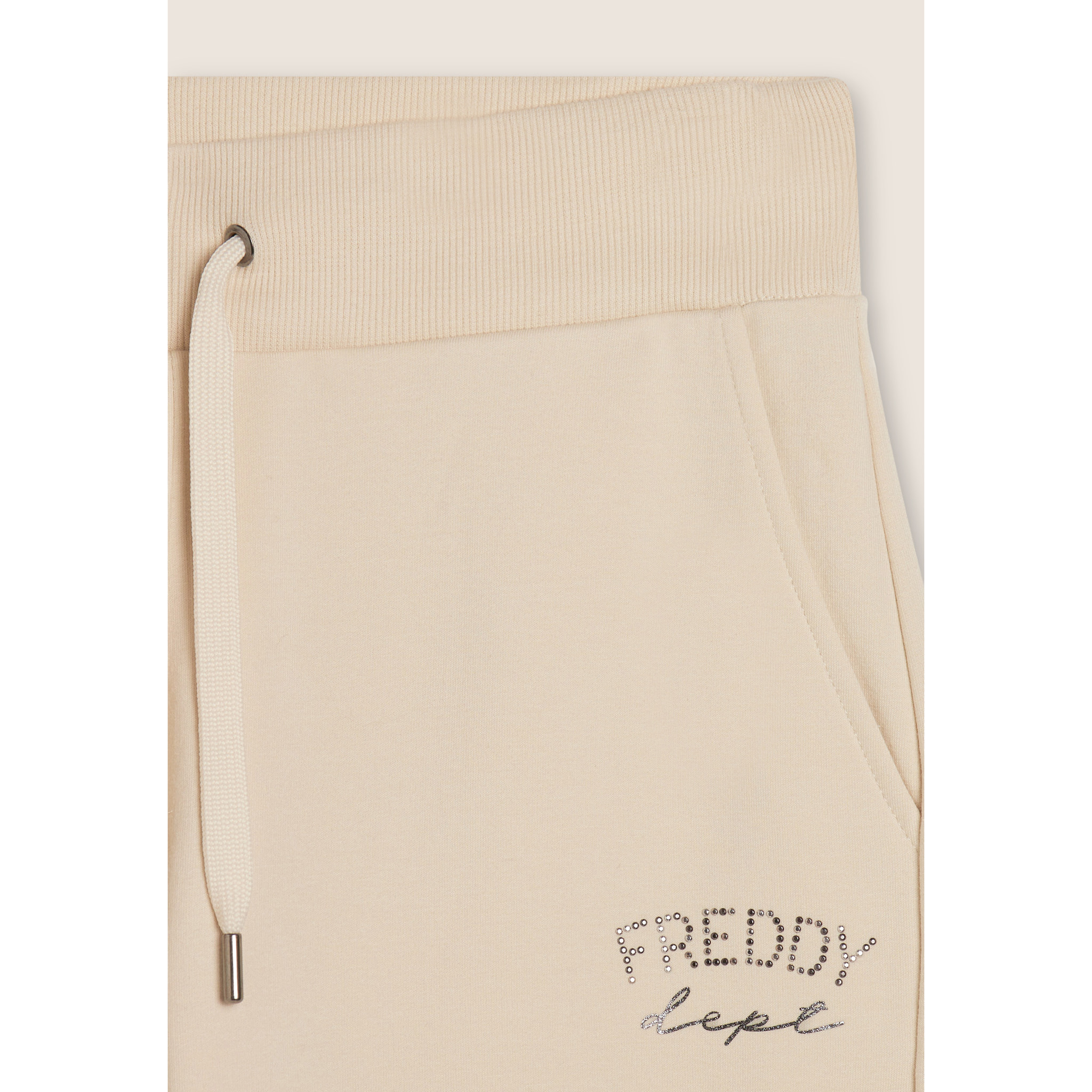 Pantaloni sportivi con fondo a polsino e coulisse