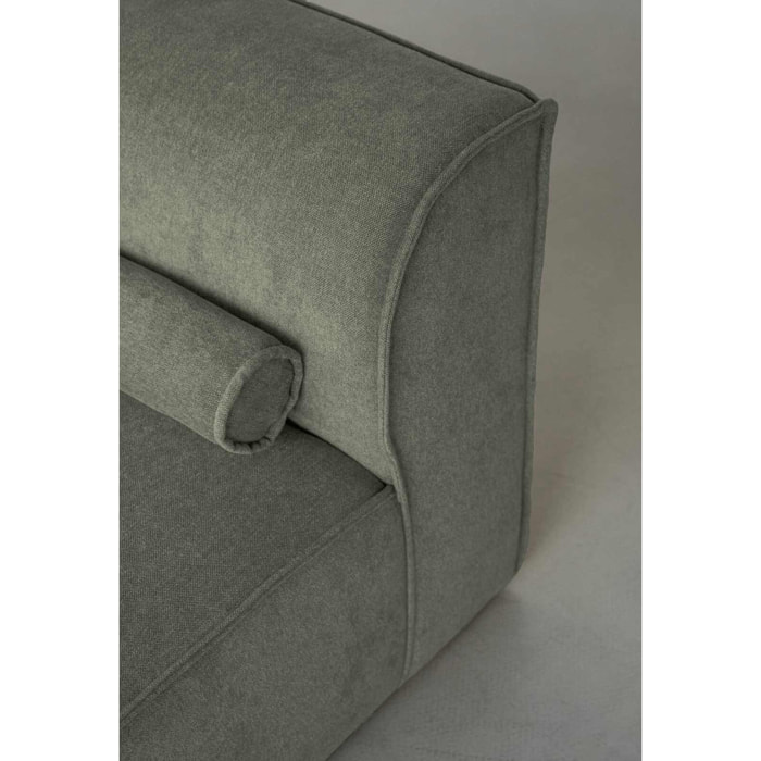 Felix - module d'assise en tissu texturé - Vert