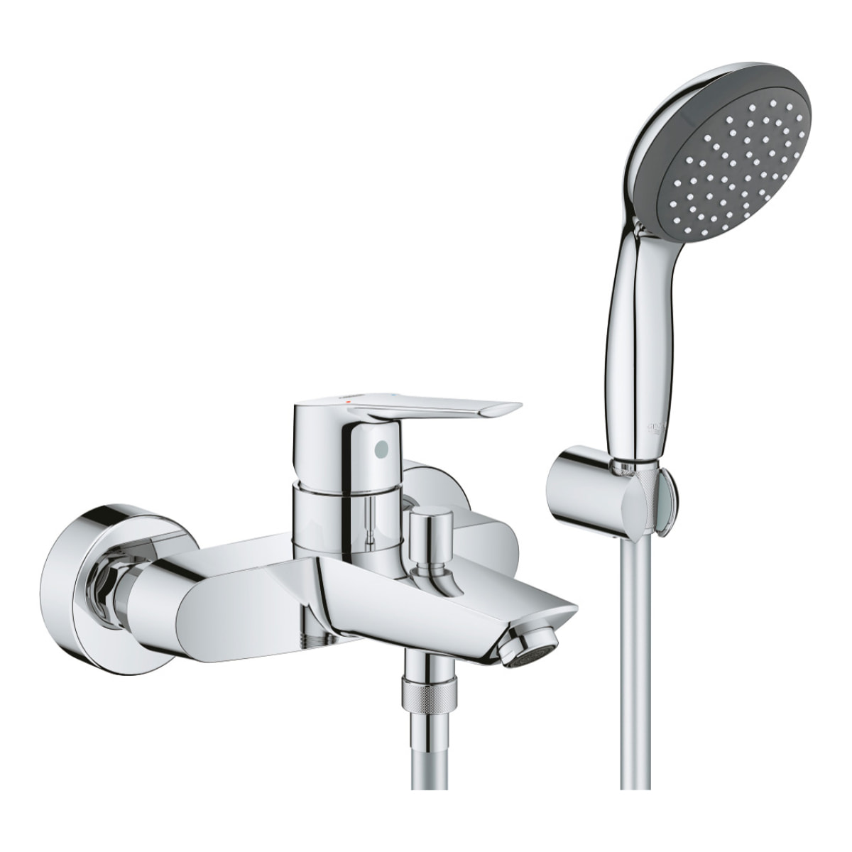 GROHE Start Mitigeur monocommande avec set de douche montage mural 23413002