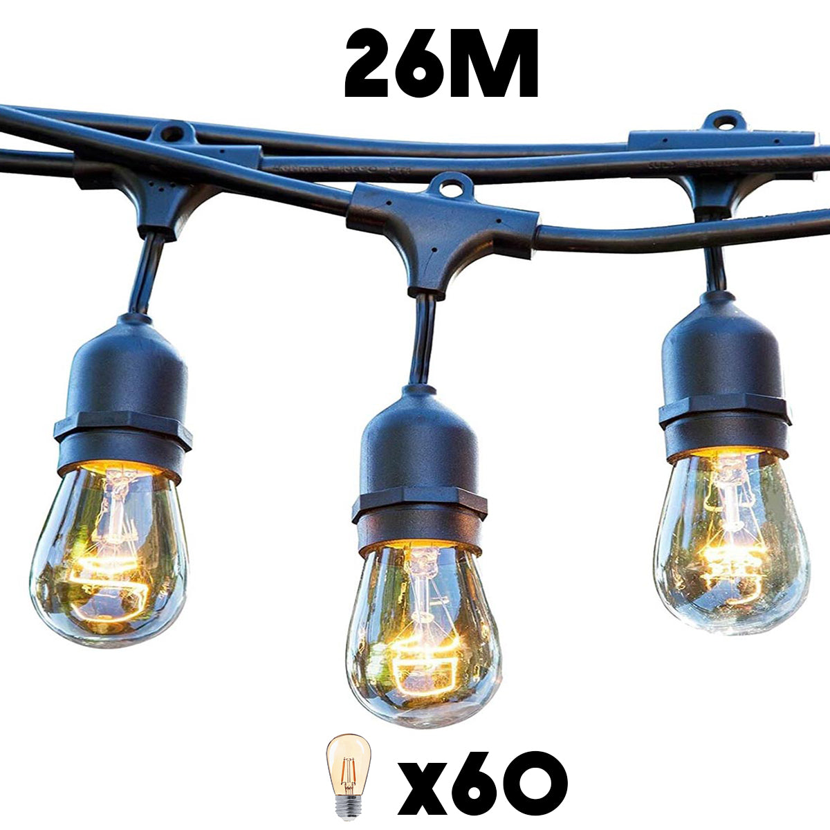 Guirlande connectable MAFY 60xE27 26M