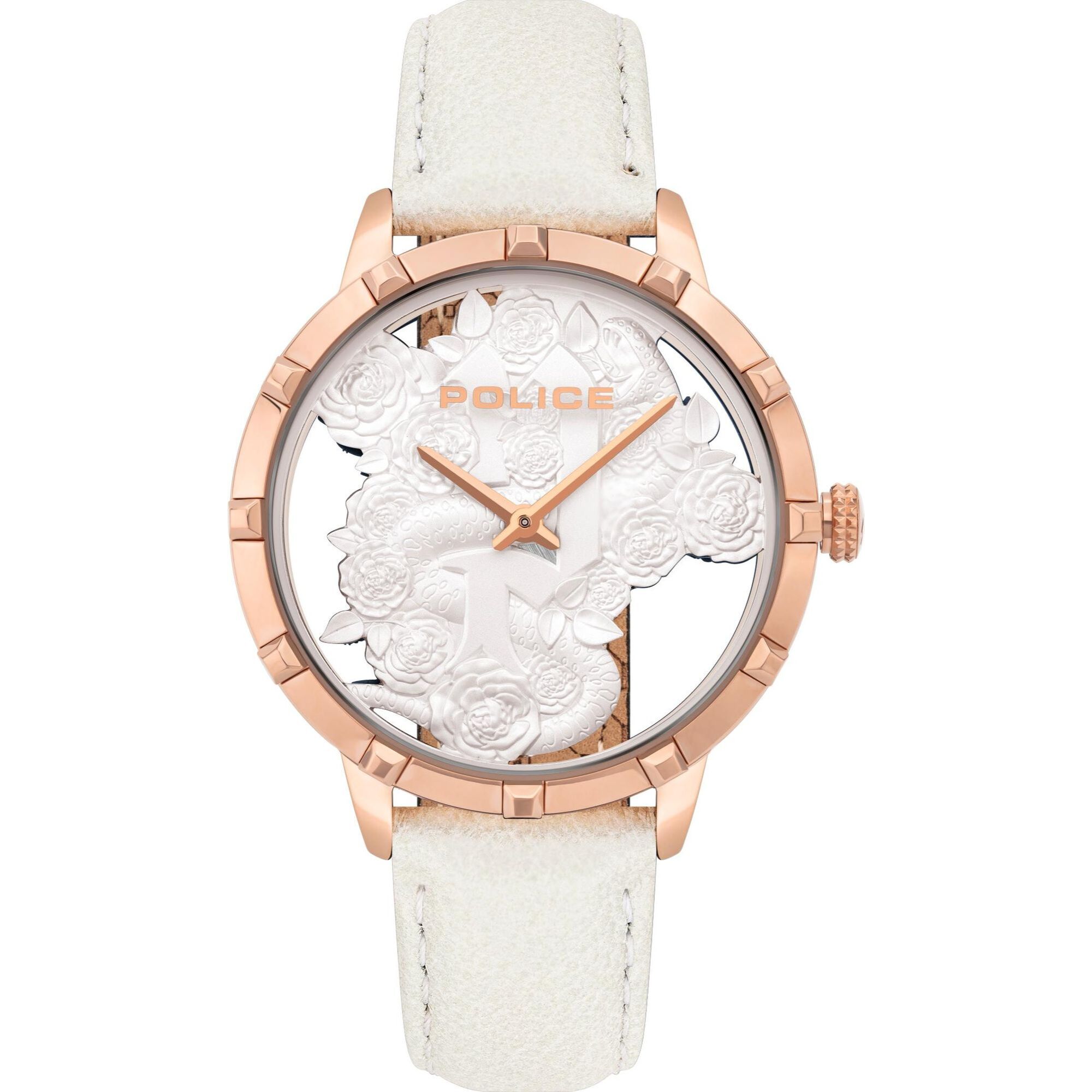 Orologio Police Analogico PEWJQ2203201 - Design Sfaccettato, Cinturino In Pelle - 4
