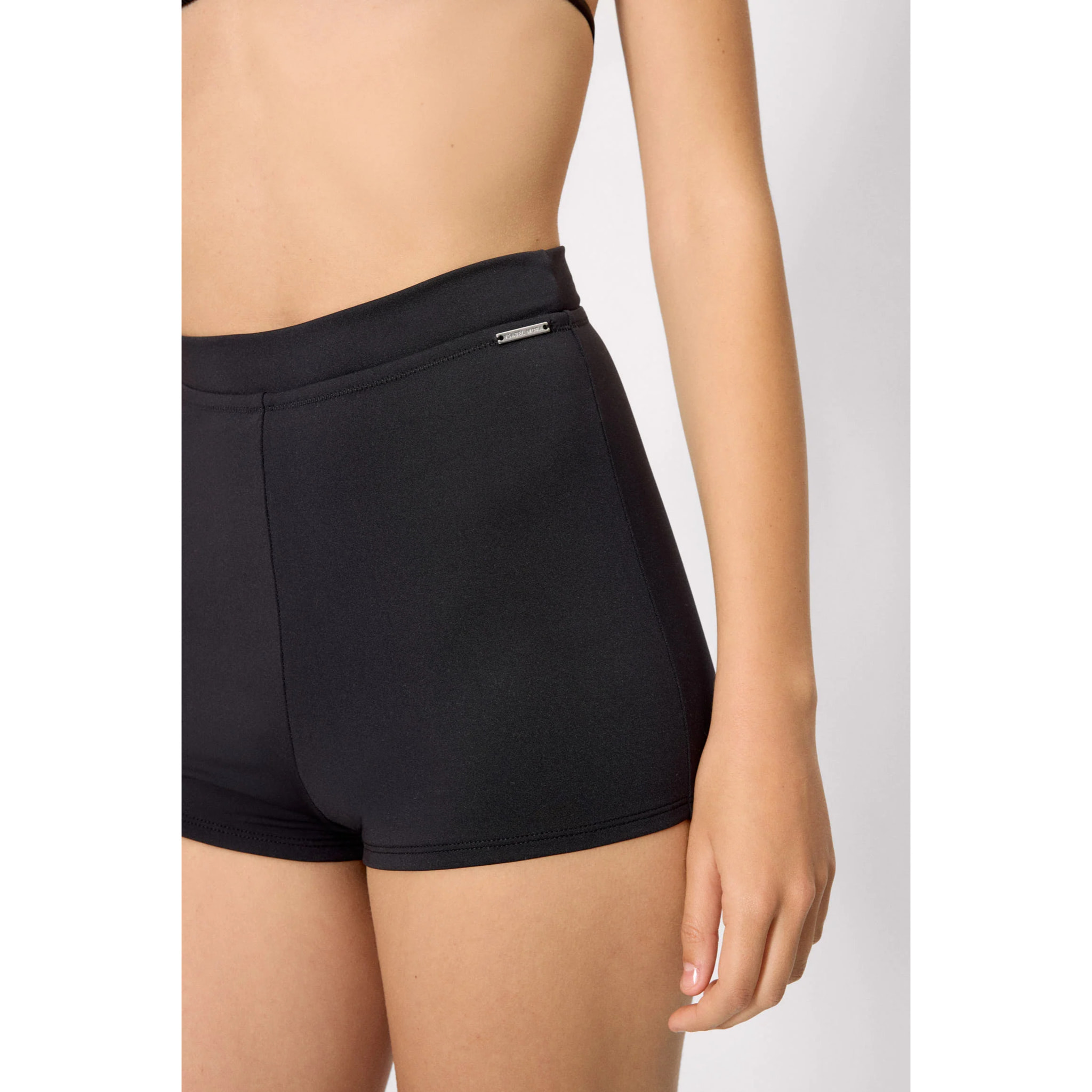 Slip bikini short Nero