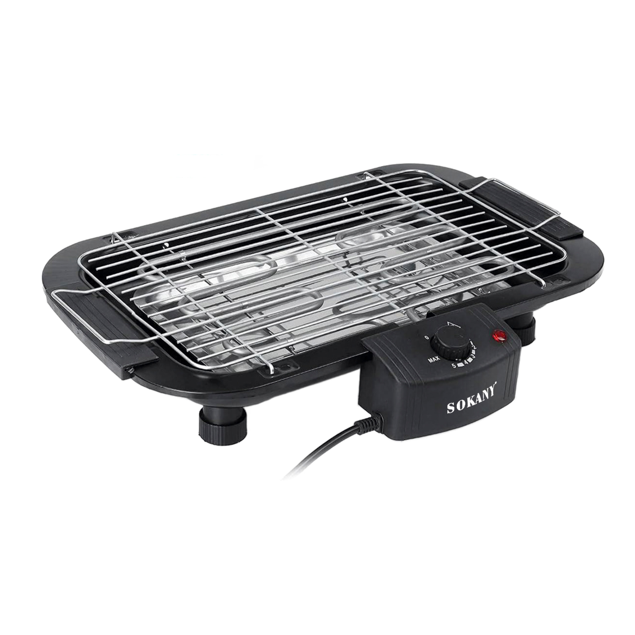 Barbacoa eléctrica de 2000W. Ajustable a 3 alturas.
