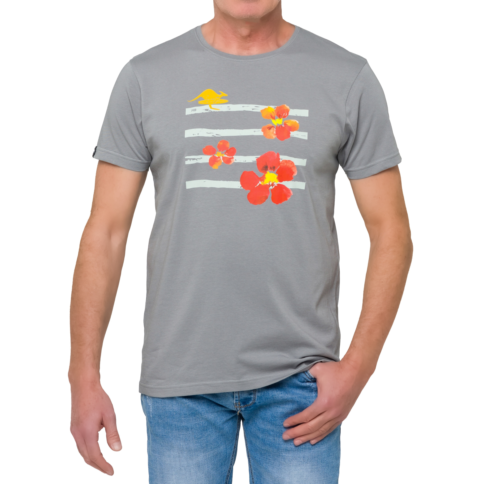 Camiseta de algodón 150 gr Hot Buttered Marvel gris