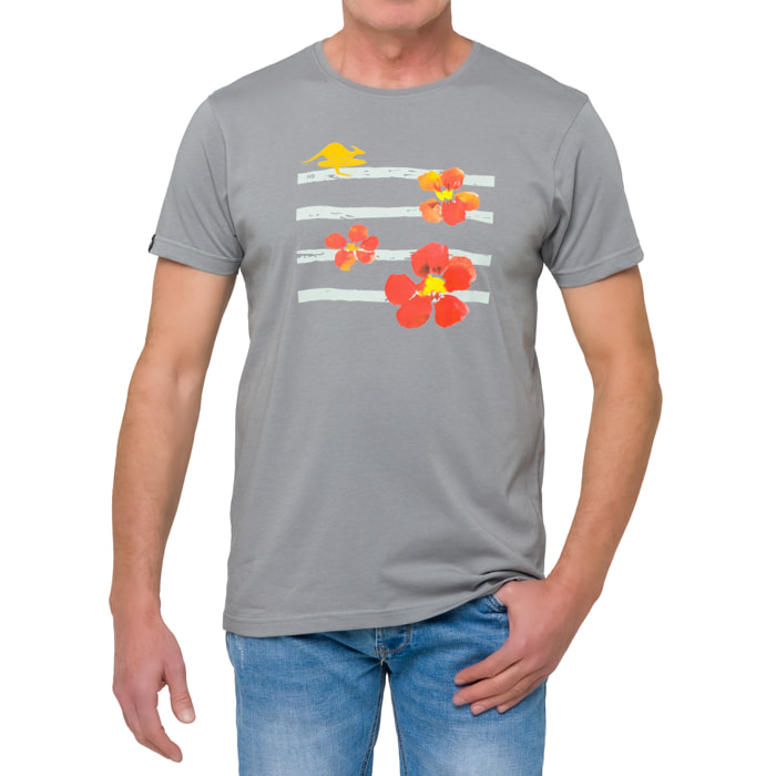 Camiseta de algodón 150 gr Hot Buttered Marvel gris