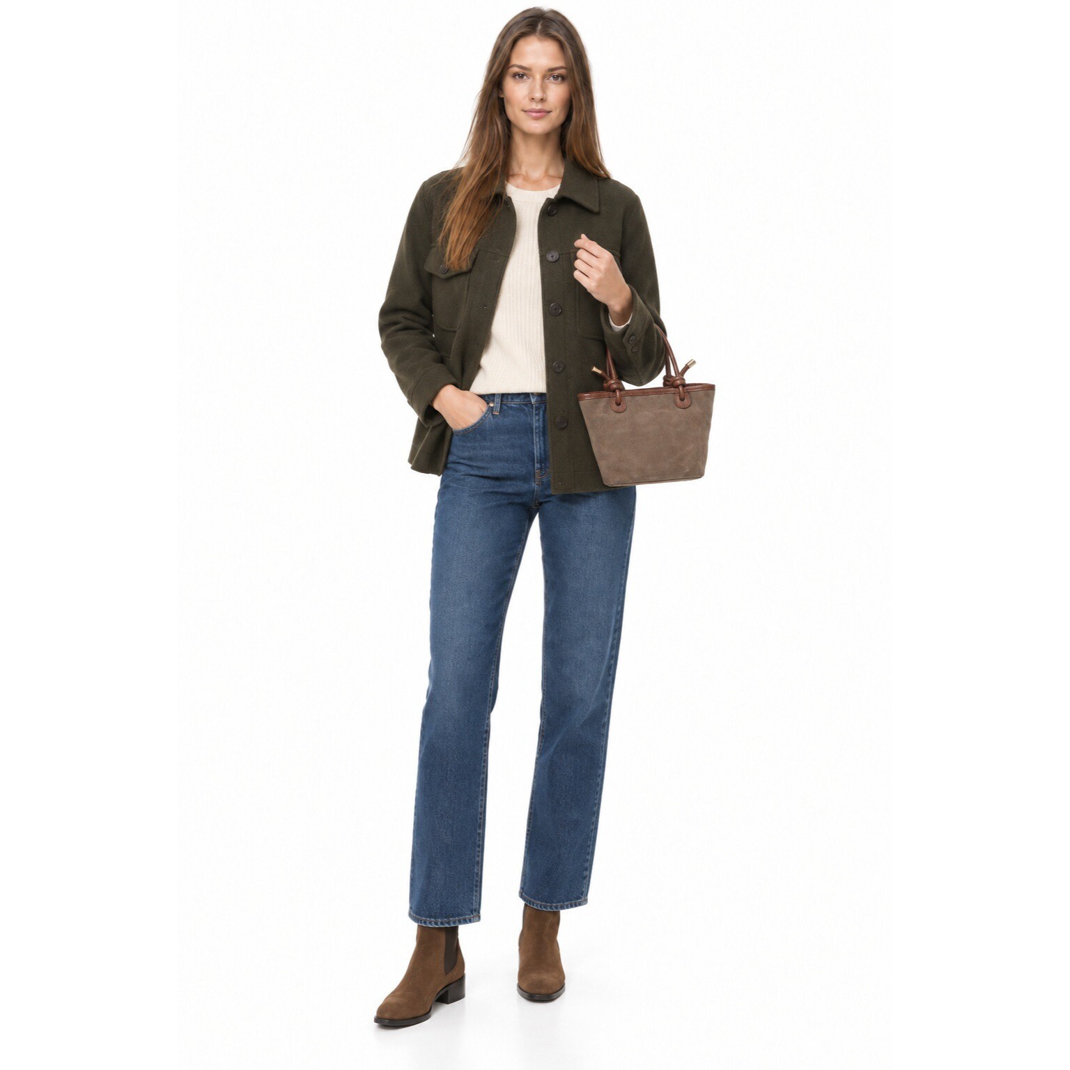 Tote Anna Luchini Beige