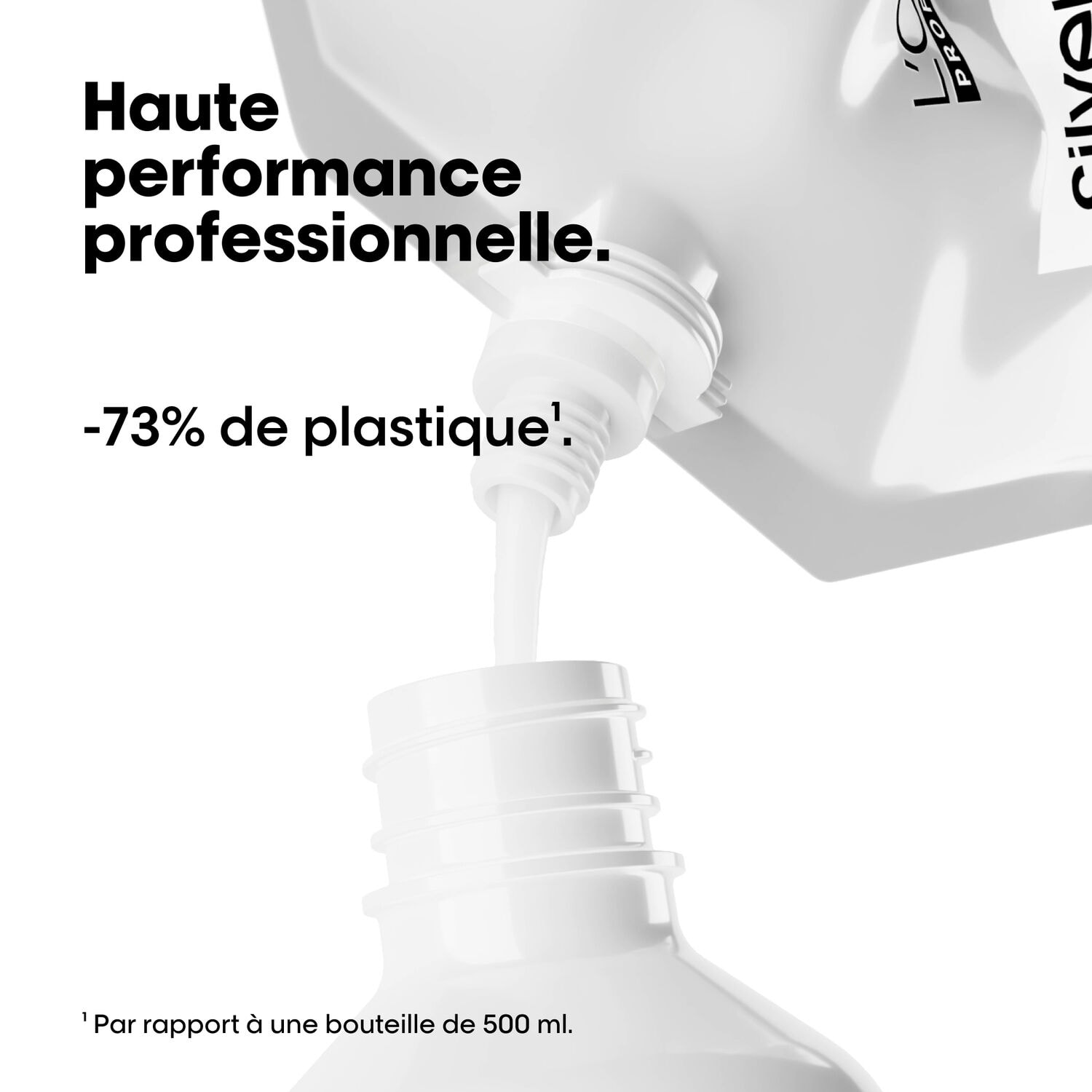 Série Expert Silver - Recharge Shampoing dejaunissant pour cheveux gris et blancs