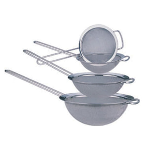 Lot de 3 tamis en Inox MSV