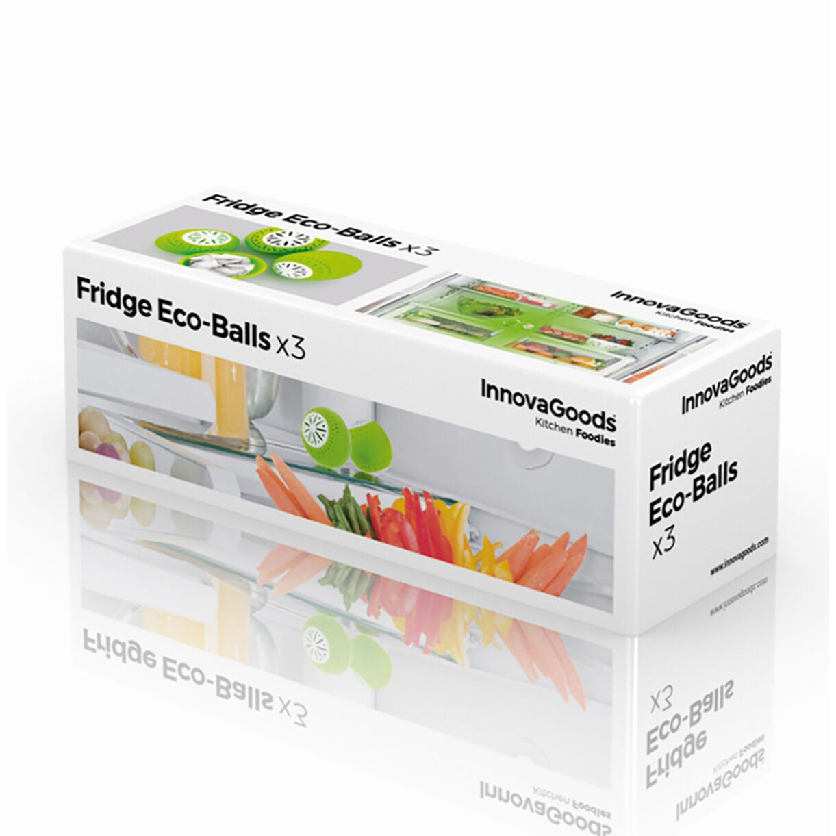 Sfere Ecologiche per Frigo InnovaGoods 3 Unità