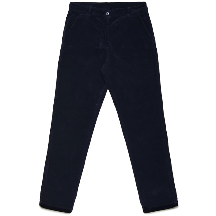 Kappa - Pantaloni Donna Blu - Istrion Corduroy