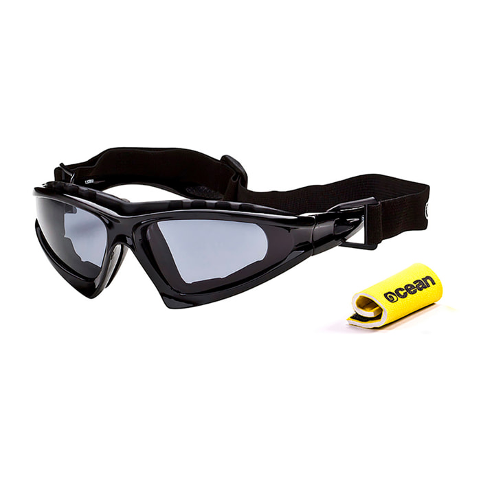 Gafas de deportes acuáticos OCEAN CABARETE - Negro brillante / Ahumada