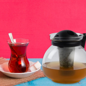 Verseuse théière American Tradition pour micro-ondes Fackelmann Basic