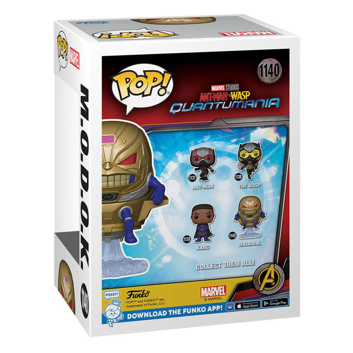 Ant-man E The Wasp: Quantumania Pop! Vinile Figura M.o.d.o.k. 9 Cm Funko