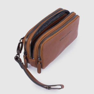 Piquadro Pochette a tre scomparti